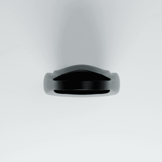 CLIN bag from above, the mouth a soft oval with no closure