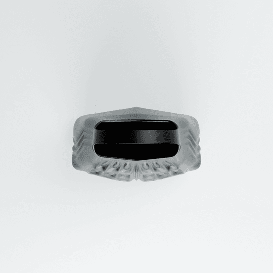 DRAGO bag from above, the pods wrapping a long open mouth