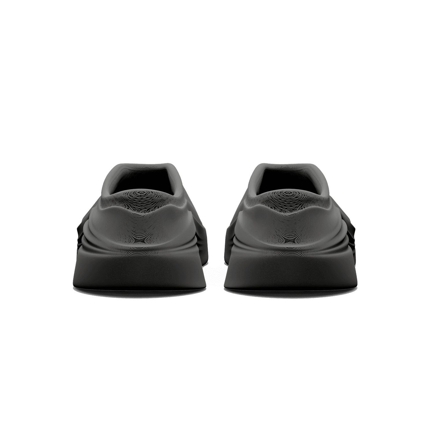 BIO001 in black, heel view