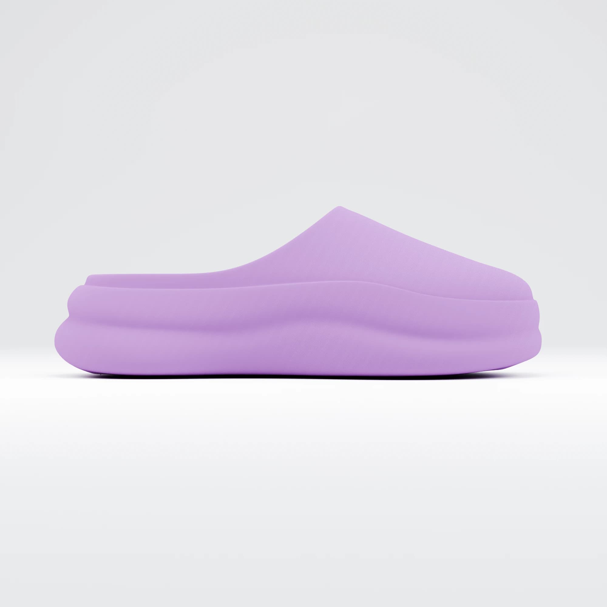FLOUFS side profile showing the wavy platform sole