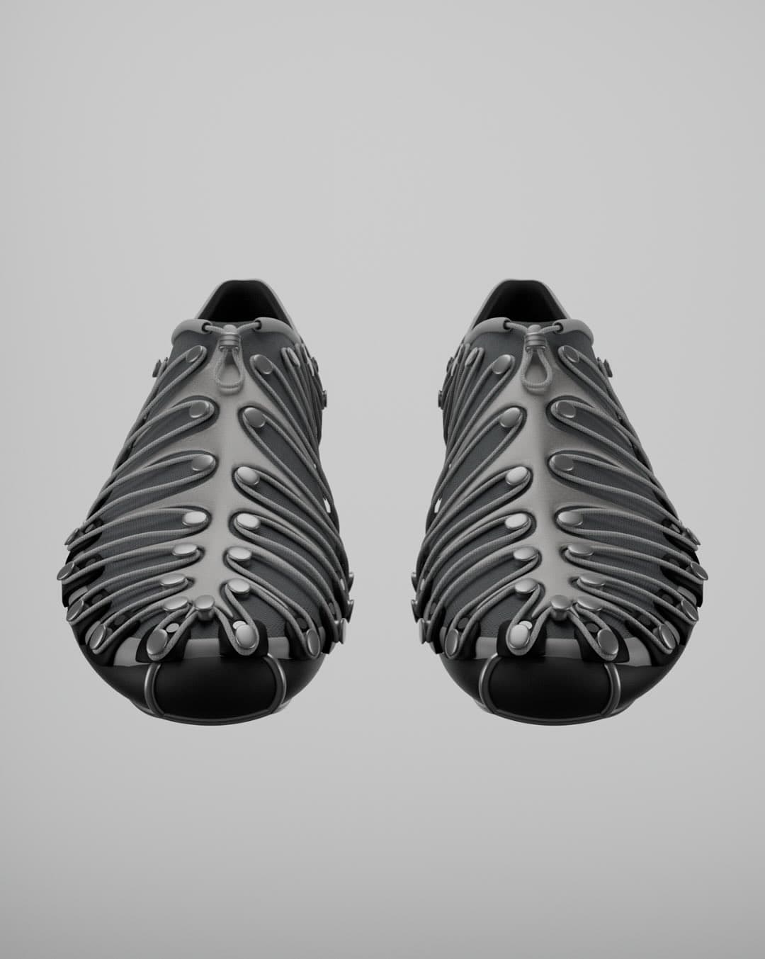 LACELIFT front-on, laces fanning over the toes