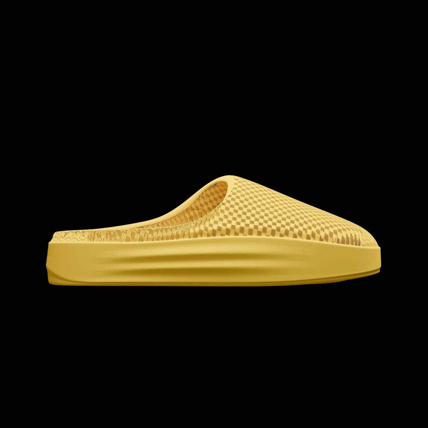 NEVO in yellow seen from the side, the brightest of the later three