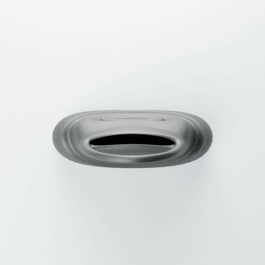 PULSE bag from above, the rings closing around a slot opening