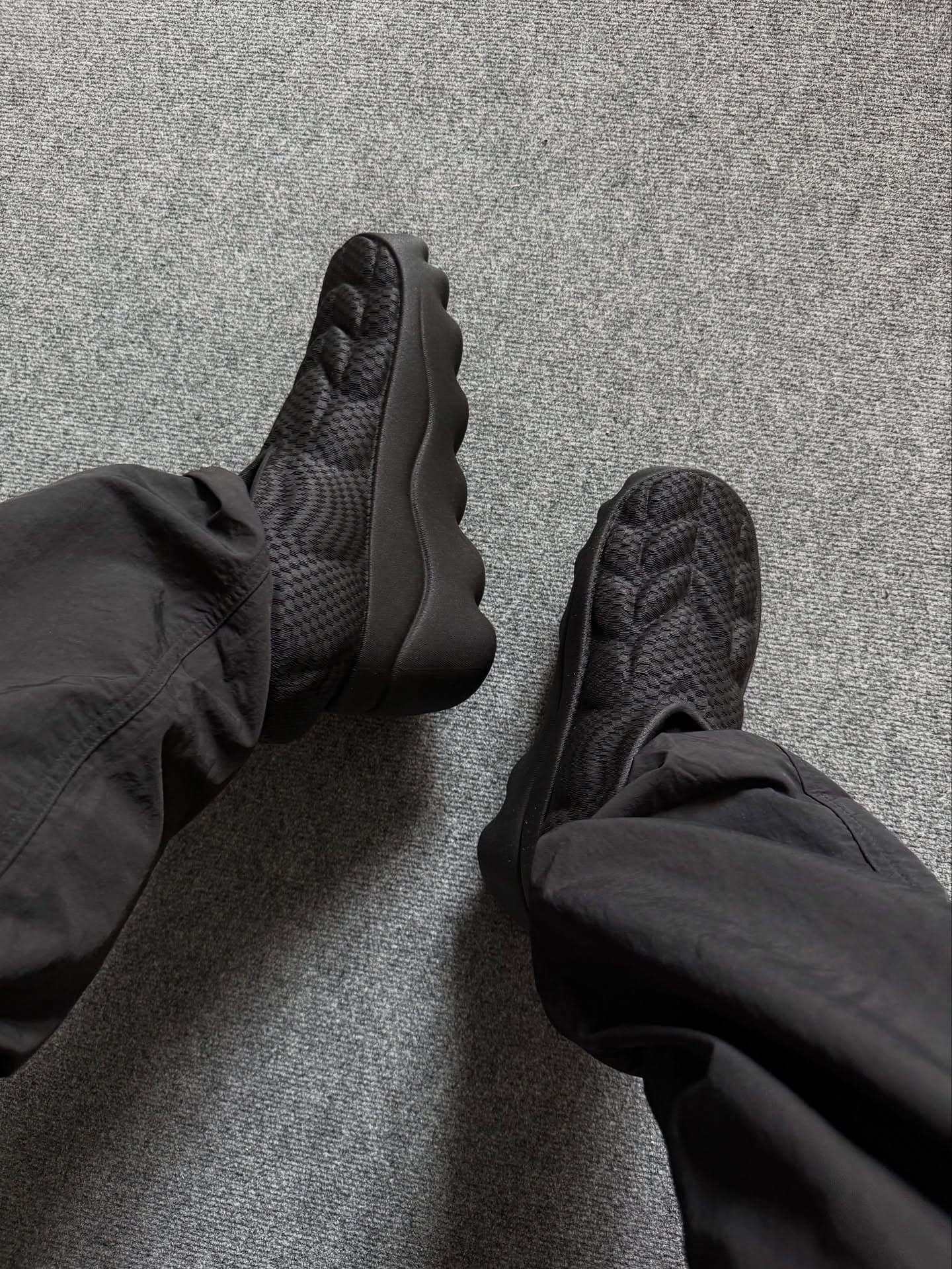 SBOOT worn on foot, seen from above