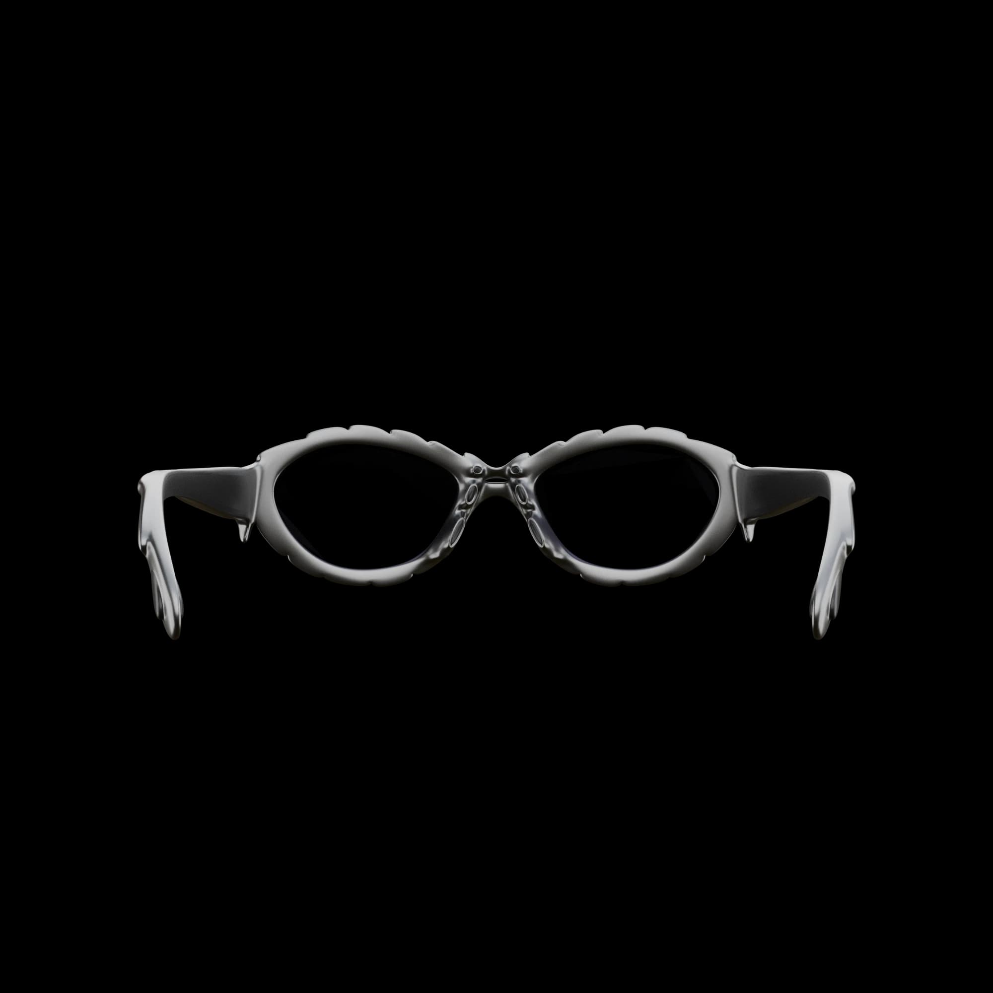 The frame seen from behind, showing the inner surface